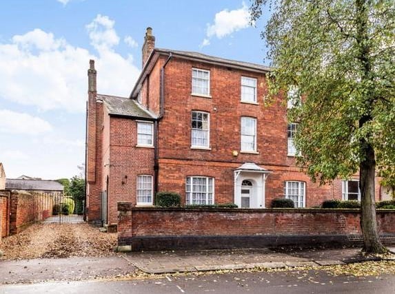 This 8 bed semi-detached house in The Crescent, Bedford has a guide price of £800,000 (Zoopla/Lane & Holmes)