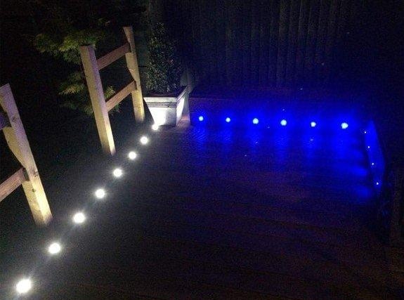 Electrical engineer Brenda Melaniphy, 35, from Littlehampton came third after transforming her garden with her partner, putting in decking with inbuilt lighting