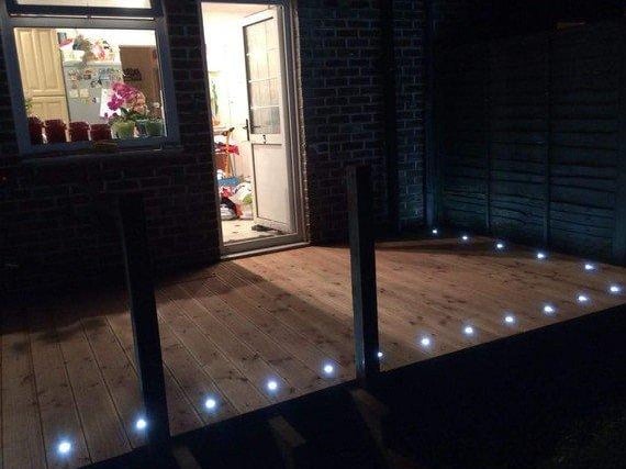Electrical engineer Brenda Melaniphy, 35, from Littlehampton came third after transforming her garden with her partner, putting in decking with inbuilt lighting