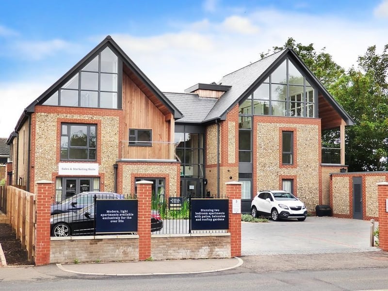 This property is part of a newly completed collection by Glyn-Jones and Company, of luxury apartments for the over-55s. It combines contemporary and traditional architecture.