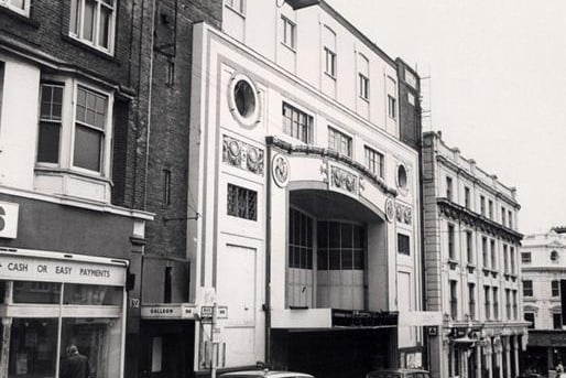 June Russell mentioned the Regent as did Tom Newman who also highlighted the Starlight Rooms and the Florida Rooms.
The Regent Dance Hall was opened in December 1923. It was constructed in an arched superstructure on the roof of the Regent Cinema.
It is now a branch of Boots.