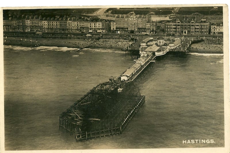 The pavilion and ladies' tearoom were lost following the pier fire in 1917. Picture courtesy of Cynthia Wright SUS-190329-111820001