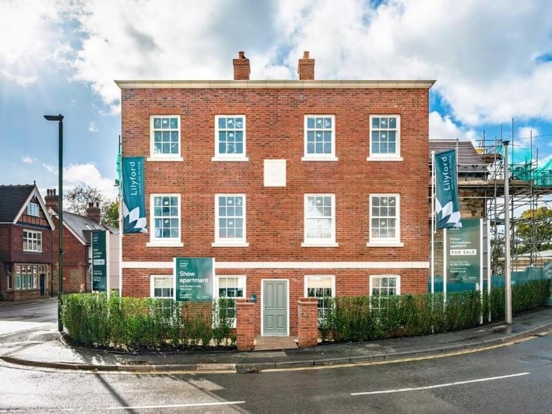 A two-bedroom, two bathroom new build with open plan kitchen living dining room and communal permit parking and communal garden.