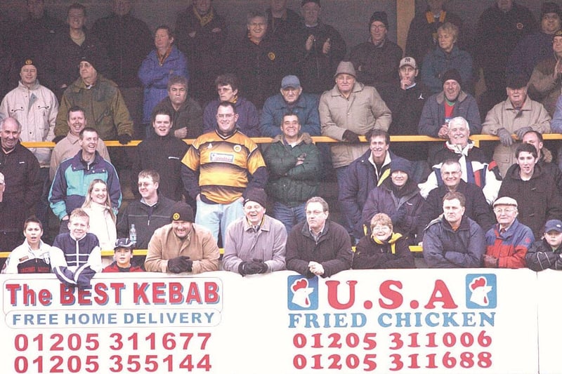 Watching a goalless draw with Darlington 2006.