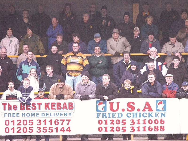 Watching a goalless draw with Darlington 2006.