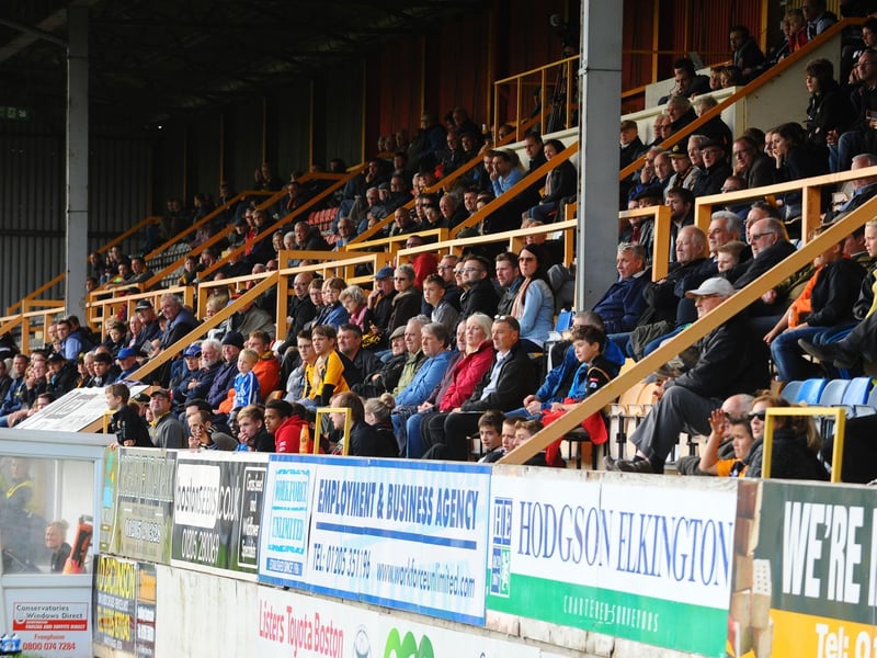 Watching a 4-0 win over Blyth Spartans in 2018.