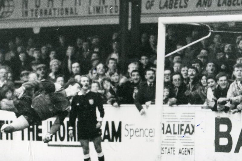 Match action against Runcorn in 1984.