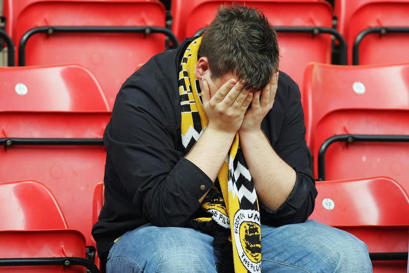 Relegation at Wrexham in 2007 was too much for many supporters. Photo: Getty Images