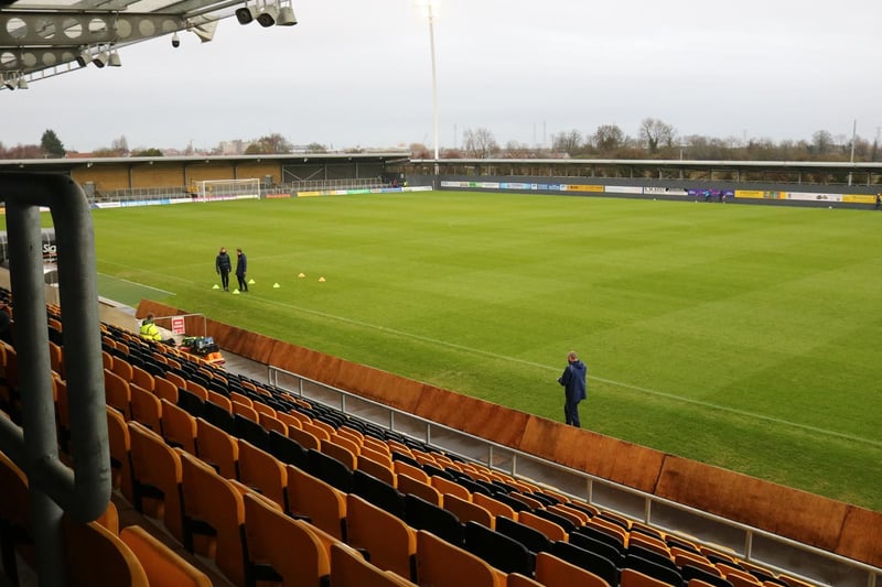 Boston United are yet to play in front of fans at the Jakemans Community Stadium. Photo: Oliver Atkin