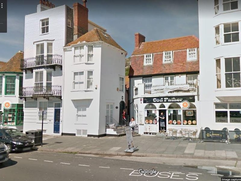The Cod Father is a traditional fishbar that according to one review, has the 'freshest fish, crispiest chips and a lovely seafront view'. Scores 4.5 out of 5 on Tripadvisor.