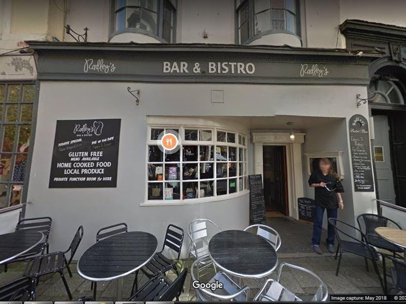 Radley's is a small bistro serving 'high-quality' and 'fresh' food with 'outstanding' service according to reviews. Scores 4.5 out of 5 on Tripadvisor.