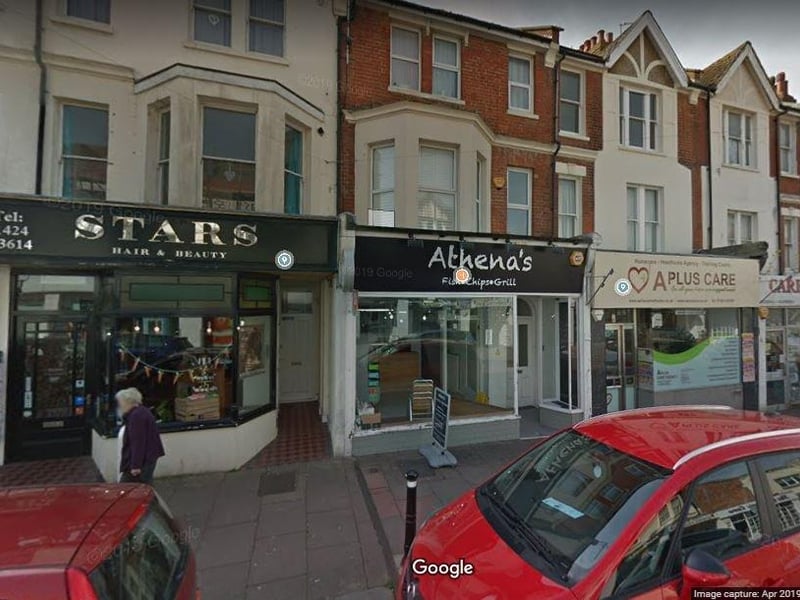 Athena's is a traditional fish bar that has 'the freshest food' that is 'never soggy when wrapped up for takeaway' according to one review. Scores 4.5 out 5 on Tripadvisor.