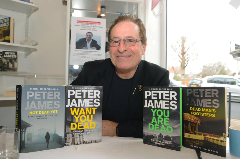 Peter James is the author of the Roy Grace series of novels , which are based in Brighton. Picture: Jon Rigby