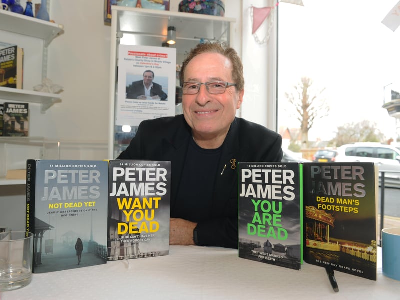Peter James is the author of the Roy Grace series of novels , which are based in Brighton. Picture: Jon Rigby