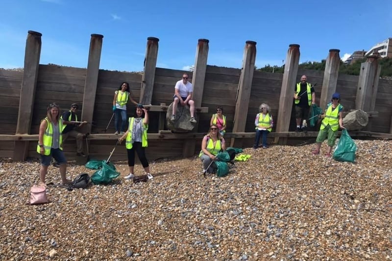 Hundreds of volunteers came together during the summer to take part in the Eastbourne Big Summer Beach Clean. SUS-200714-154607001