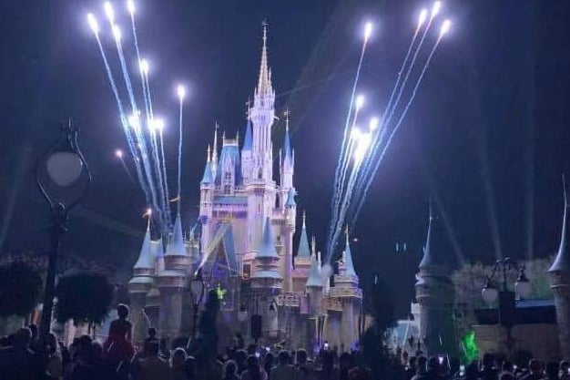 In Feb 2020, my husband and I were able to visit Disney world Florida. This is a screenshot from the evening firework show.