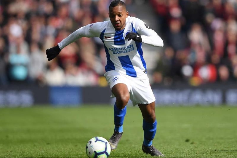 Brighton contract expires June 2021. The Colombian has not featured for more than 18 months after a serious knee injury. Has been involved in the matchday squads of late but has remained an unused sub. Contract expires this summer and unlikely to be offered a new deal