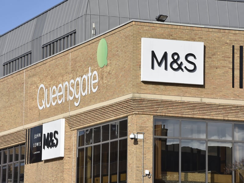 The Queensgate branch of M&S has public toilets