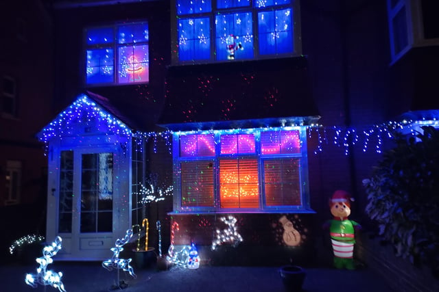 Connor Delvaux sent in this picture of a Christmas lights display in Highdown Avenue, Worthing