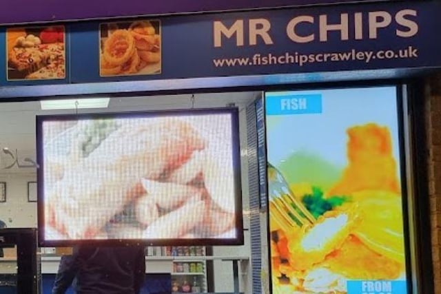 Mr Chips, in Langley Parade, has a rating of 3.4/5 from 93 Google reviews