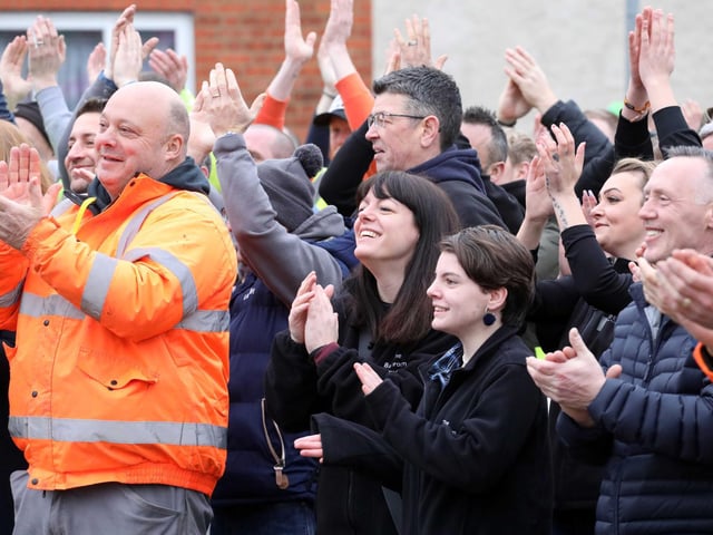 Local suppliers joined the crew for filming