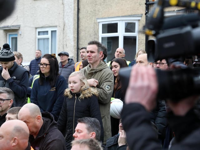 Volunteers were thanked by the family for transforming the home
