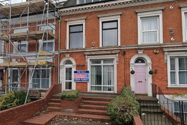 19 York Road in Northampton. Change of use from offices to HMO on the first and second floor for three people.