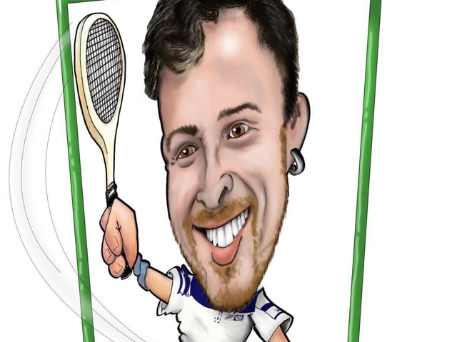 Anyone for tennis? Andy's work makes a great gift.