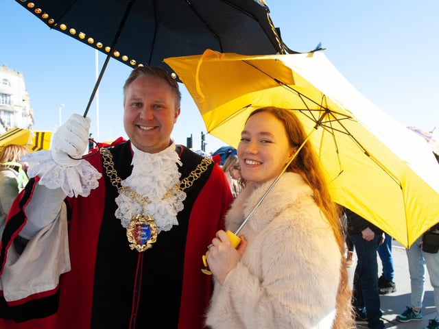 Fat Tuesday's Umbrella Parade 2022 in Hastings. Photo by Frank Copper. SUS-220228-082821001