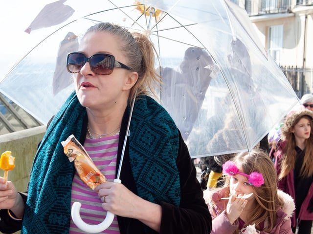 Fat Tuesday's Umbrella Parade 2022 in Hastings. Photo by Frank Copper. SUS-220228-083108001