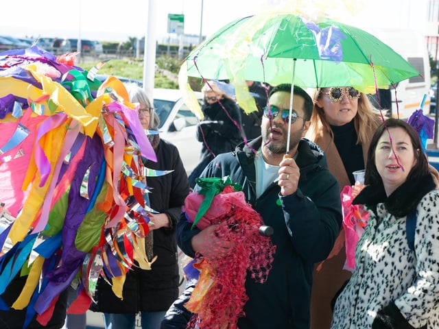 Fat Tuesday's Umbrella Parade 2022 in Hastings. Photo by Frank Copper. SUS-220228-083132001