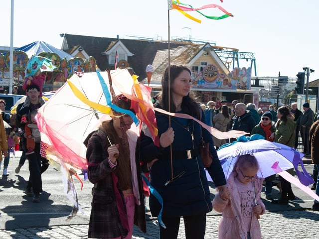 Fat Tuesday's Umbrella Parade 2022 in Hastings. Photo by Frank Copper. SUS-220228-082432001