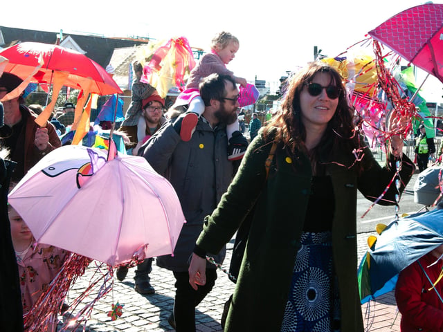 Fat Tuesday's Umbrella Parade 2022 in Hastings. Photo by Frank Copper. SUS-220228-081919001