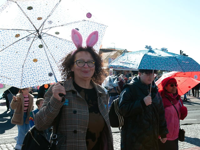 Fat Tuesday's Umbrella Parade 2022 in Hastings. Photo by Frank Copper. SUS-220228-082031001