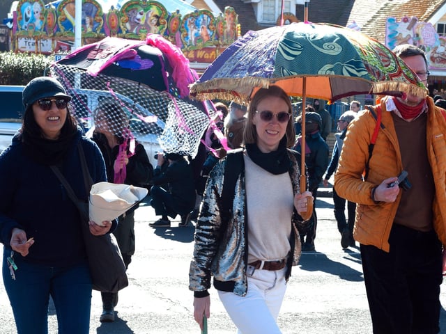 Fat Tuesday's Umbrella Parade 2022 in Hastings. Photo by Frank Copper. SUS-220228-082100001