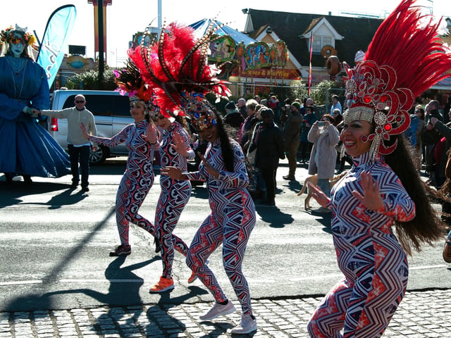 Fat Tuesday's Umbrella Parade 2022 in Hastings. Photo by Frank Copper. SUS-220228-081502001