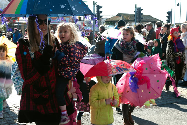 Fat Tuesday's Umbrella Parade 2022 in Hastings. Photo by Frank Copper. SUS-220228-081426001