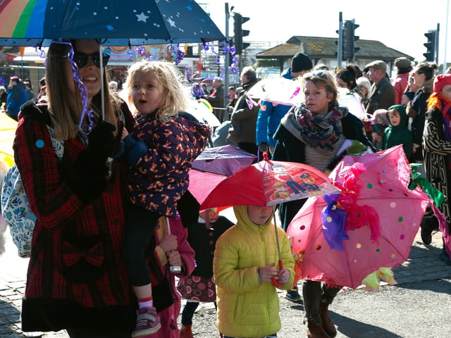 Fat Tuesday's Umbrella Parade 2022 in Hastings. Photo by Frank Copper. SUS-220228-081426001