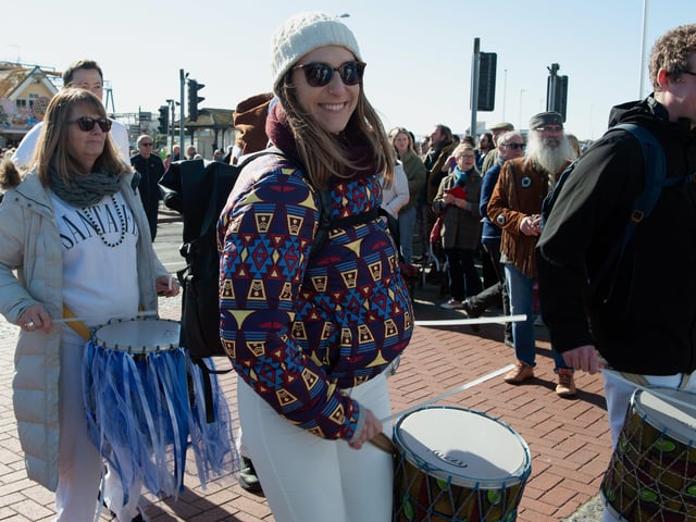 Fat Tuesday's Umbrella Parade 2022 in Hastings. Photo by Frank Copper. SUS-220228-081601001