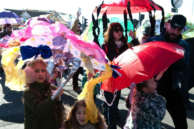 Fat Tuesday's Umbrella Parade 2022 in Hastings. Photo by Frank Copper. SUS-220228-081151001