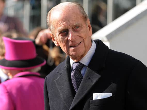 Prince Philip on his visit to the Warwickshire Justice Centre in Leamington in 2011. Photo by Jass Lall.
