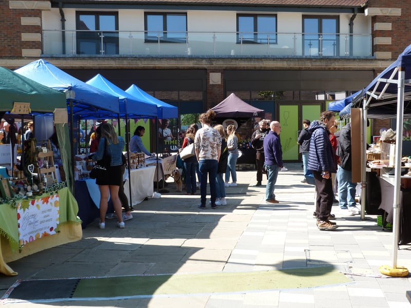 There were a variety of stalls with a selection of vegan goods on offer SUS-210426-141914001