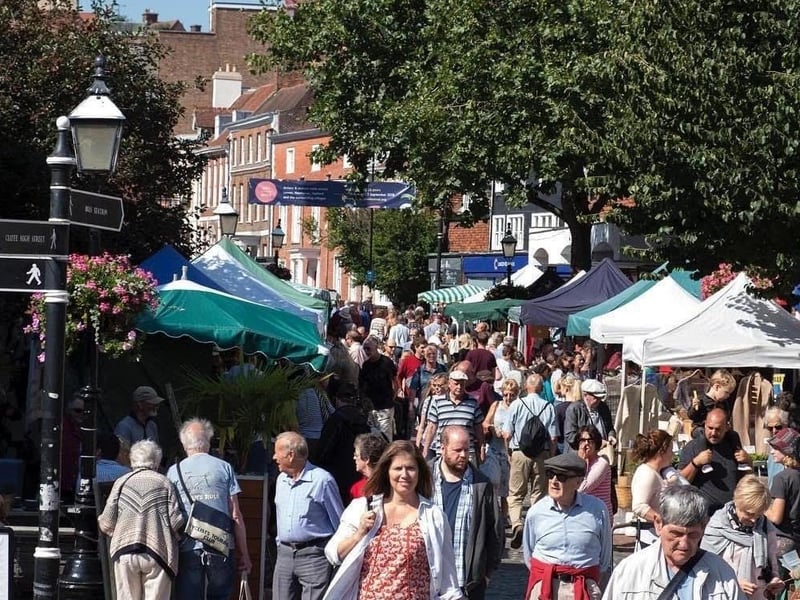 Lewes Farmers Market. Miles Jenner, Joint Managing Director, Harvey’s Brewery said: ‘An excellent range of local produce and a great atmosphere.'