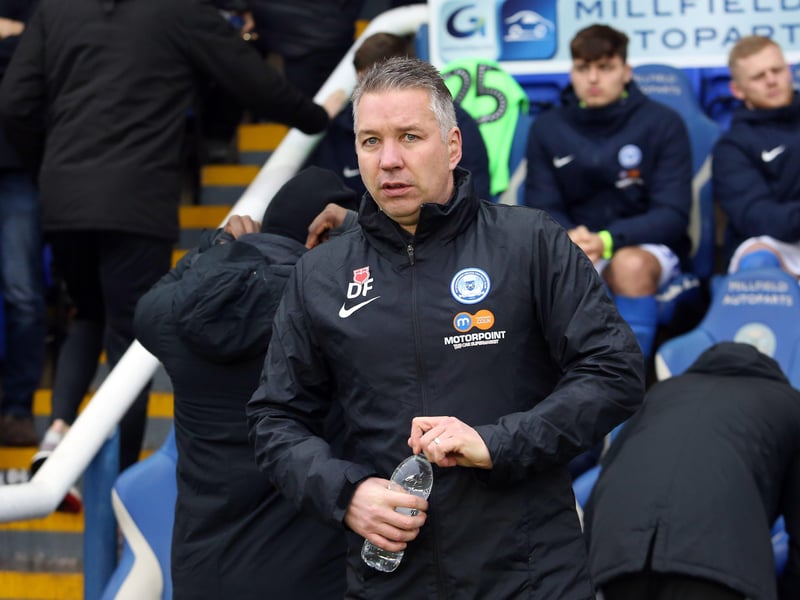 DARREN FERGUSON: Set the side up well enough for them to dominate the opening quarter. Posh should have been out of sight after half an hour, but they got sloppy despite the constant urgings from the sidelines. Could have used a sub or two earlier 6.5.