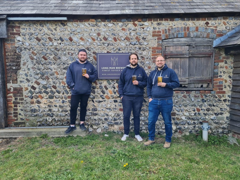 Long Man Brewery is based at Church Farm which grows 500 acres of spring malting barley in the farmland surrounding the brewery.