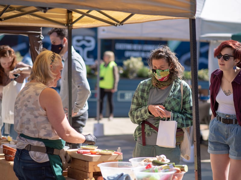 There were lots of stalls to browse. Picture: Danilo -Torrisi Photography SUS-210427-103722001