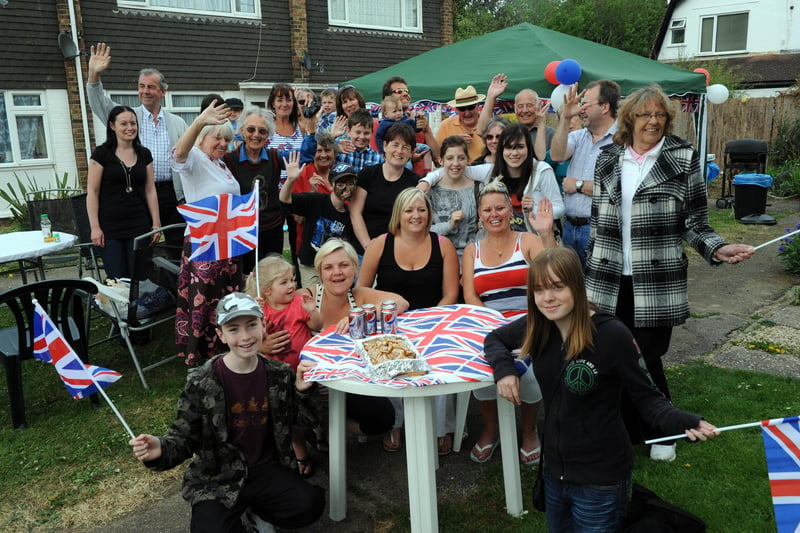 The royal wedding street party in Eaton Park, Wick. Picture: Stephen Goodger