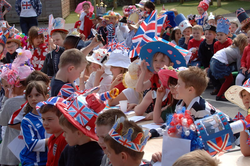 Royal wedding celebrations at Whytemead First School in Worthing