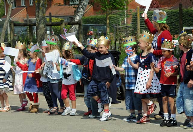 The royal parade and dancing at East Preston Infants School. Picture: Malcolm McCluskey