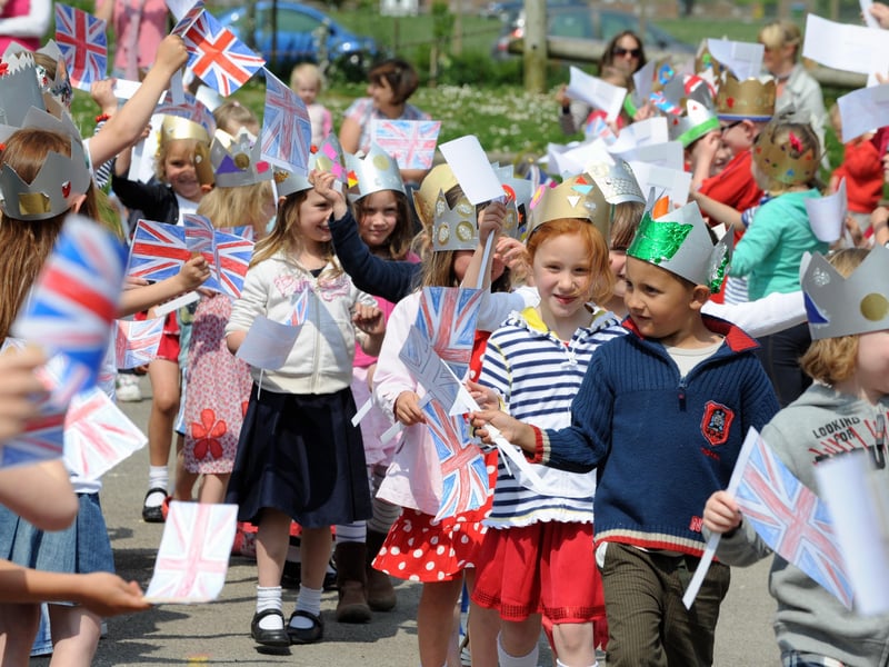 The royal parade and dancing at East Preston Infants School. Picture: Malcolm McCluskey